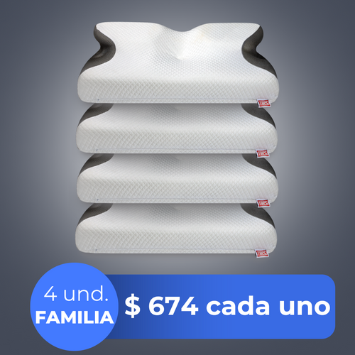 4 unidades - Almohada DreamLuxe – Cuida tu cuello con comodidad y protección