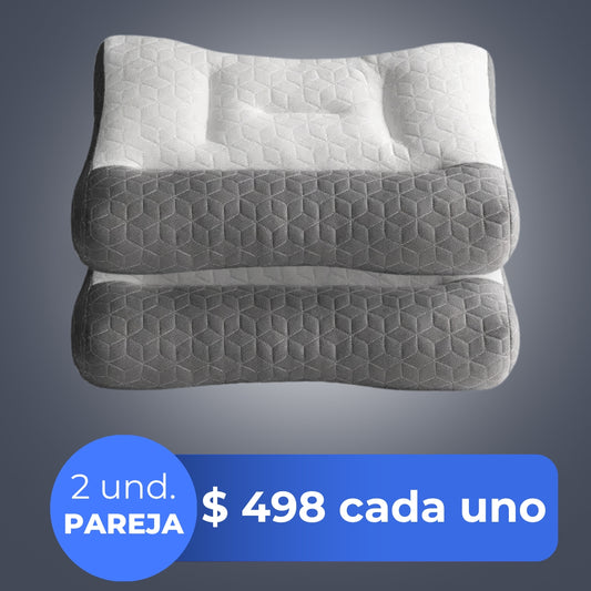 2 Unidades - 🌙 Noche Salud – Almohada Ortopédica para Cuidado de la Columna y Alivio de Dolores