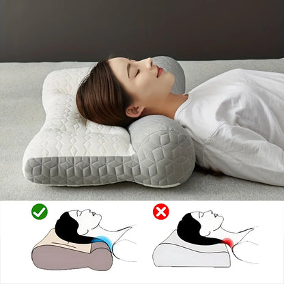 🌙 Noche Salud – Almohada Ortopédica para Cuidado de la Columna y Alivio de Dolores