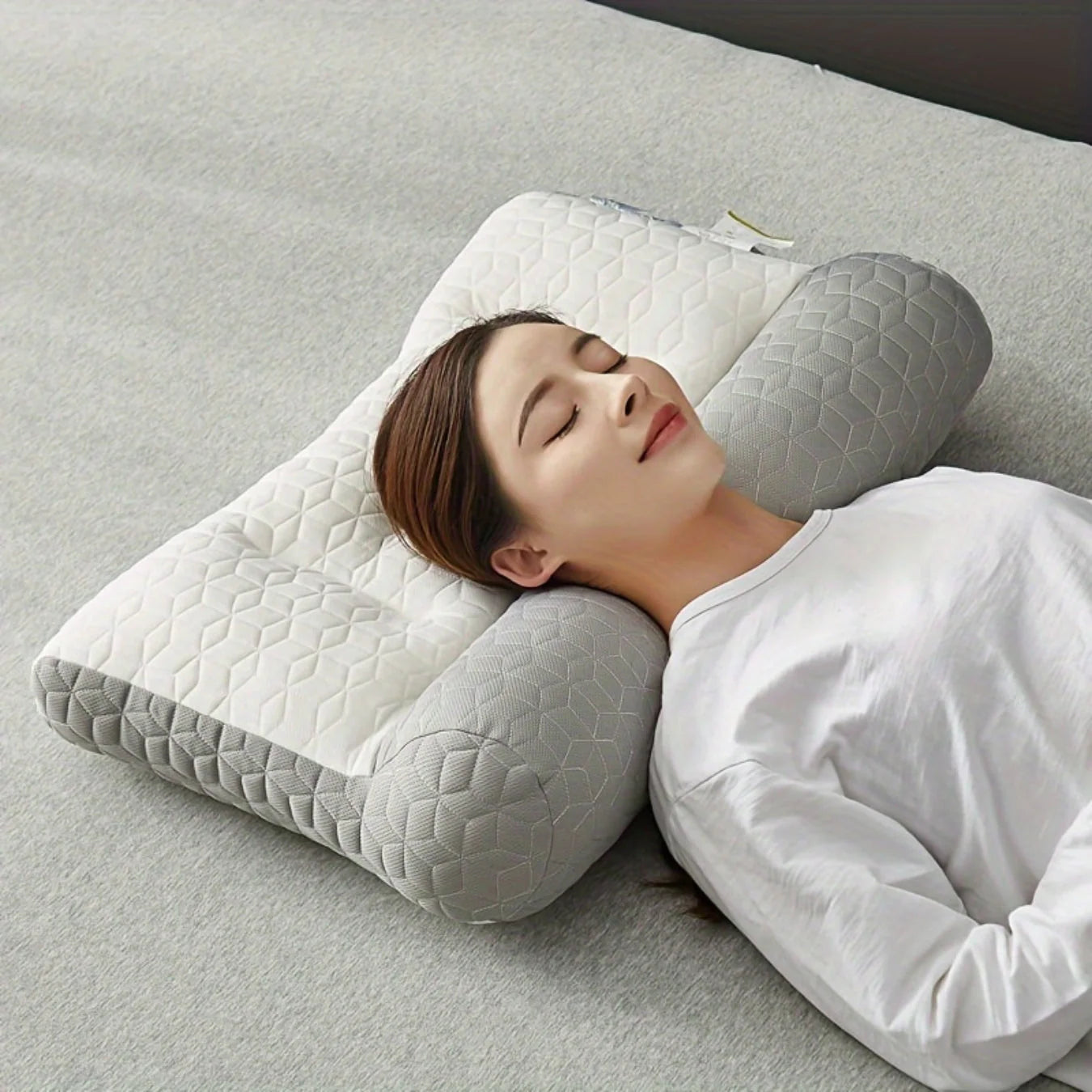 🌙 Noche Salud – Almohada Ortopédica para Cuidado de la Columna y Alivio de Dolores